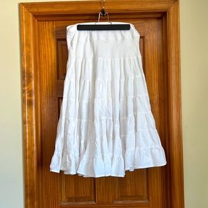 White peasant skirt